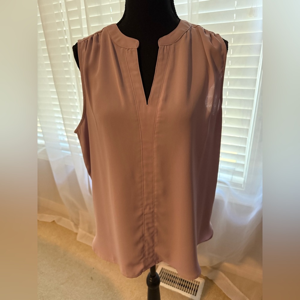 Zenana Outfitters Lavender Sleeveless Blouse